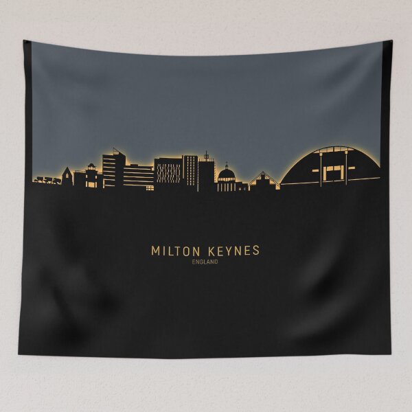 Item preview, Milton Keynes England Skyline designed and sold by ArtPrints.