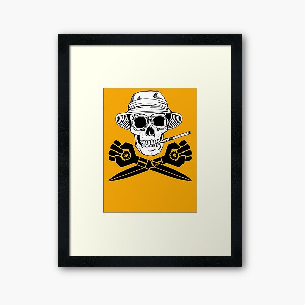 Jolly gonzoROGER Framed Art Print