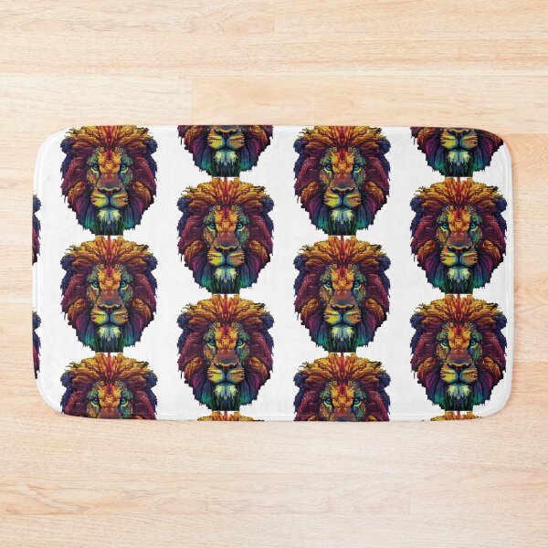 Item preview, Colorful lion face. designed and sold by Pixelarium.