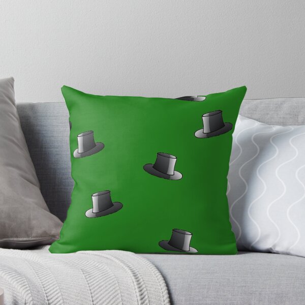 Item preview, Black top hats on green designed and sold by tetibright.