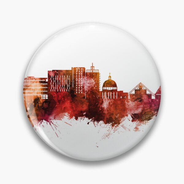 Item preview, Milton Keynes England Skyline designed and sold by ArtPrints.
