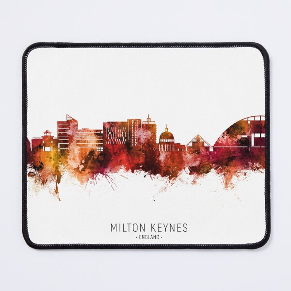Item preview, Milton Keynes England Skyline designed and sold by ArtPrints.