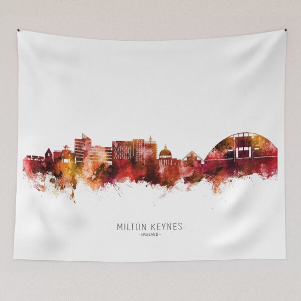 Item preview, Milton Keynes England Skyline designed and sold by ArtPrints.