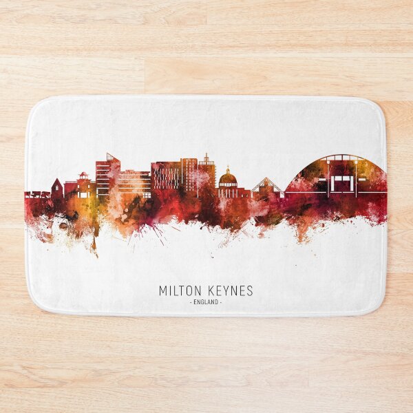 Item preview, Milton Keynes England Skyline designed and sold by ArtPrints.