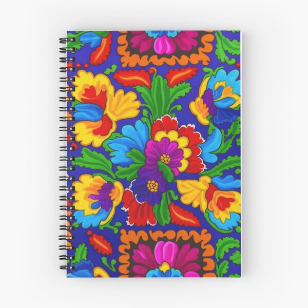 Item preview, Folk Art flower beautiful pattern designed and sold by thisisallahoax.