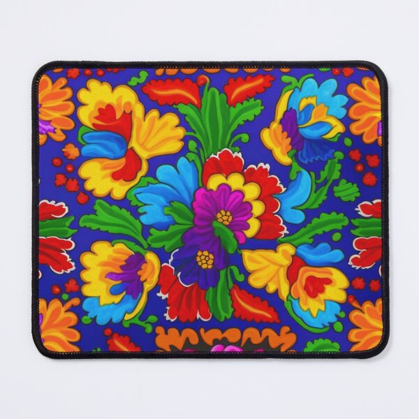 Item preview, Folk Art flower beautiful pattern designed and sold by thisisallahoax.
