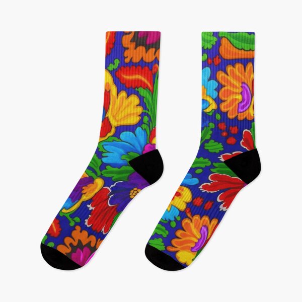 Item preview, Folk Art flower beautiful pattern designed and sold by thisisallahoax.