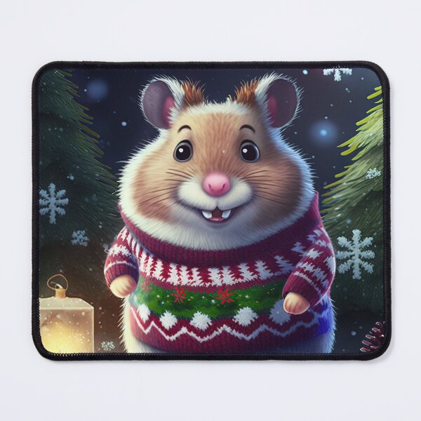 Item preview, Cute Christmas Hamster designed and sold by art8085.