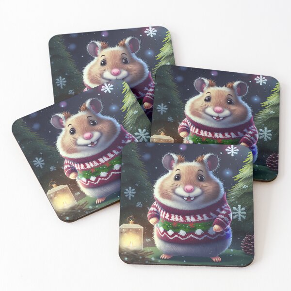 Item preview, Cute Christmas Hamster designed and sold by art8085.