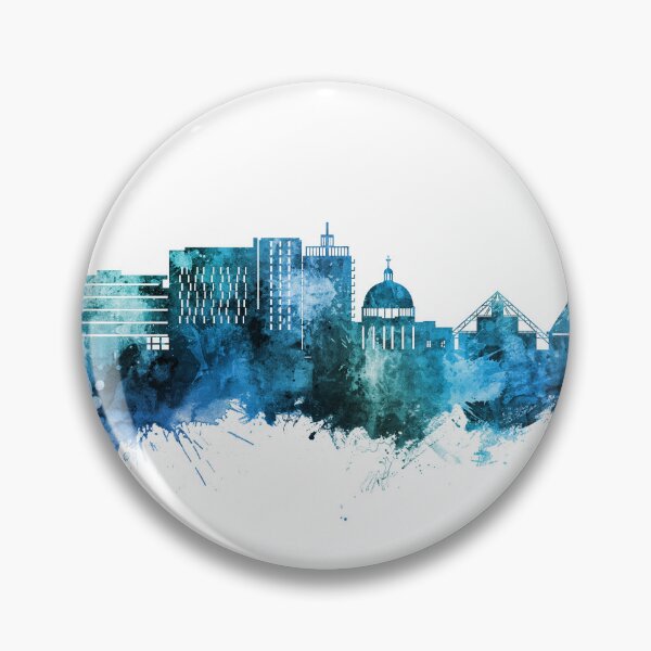 Item preview, Milton Keynes England Skyline designed and sold by ArtPrints.