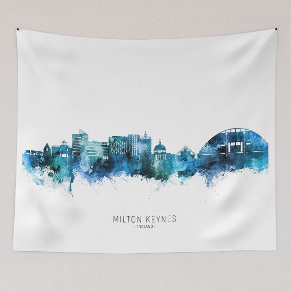 Item preview, Milton Keynes England Skyline designed and sold by ArtPrints.