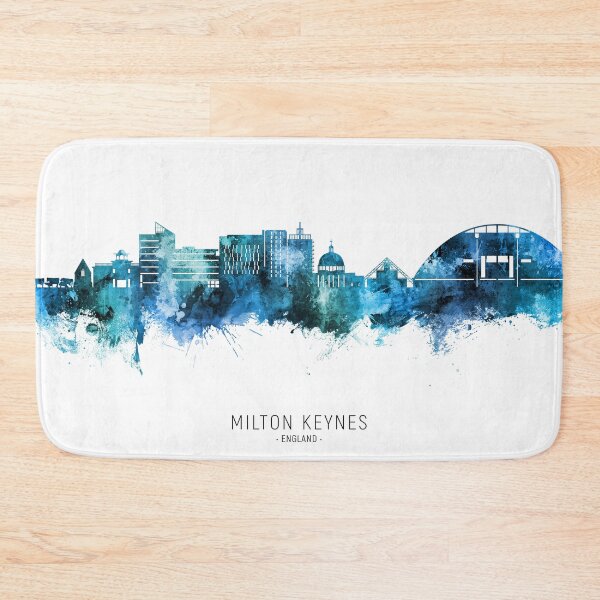 Item preview, Milton Keynes England Skyline designed and sold by ArtPrints.