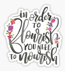Flourish & Nourish Sticker