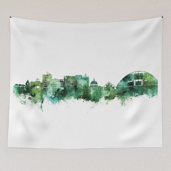 Item preview, Milton Keynes England Skyline designed and sold by ArtPrints.