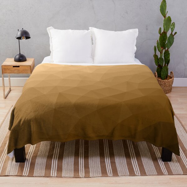 Item preview, Brown gradient geometric mesh pattern triangles ombre designed and sold by PLdesign.