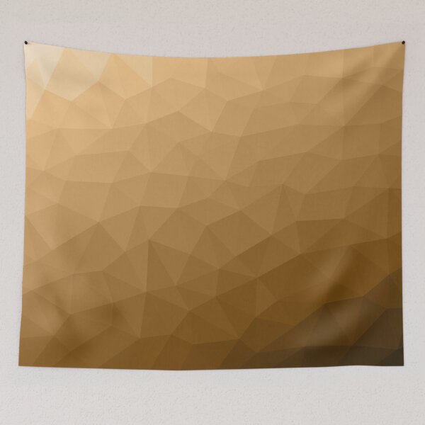 Item preview, Brown gradient geometric mesh pattern triangles ombre designed and sold by PLdesign.