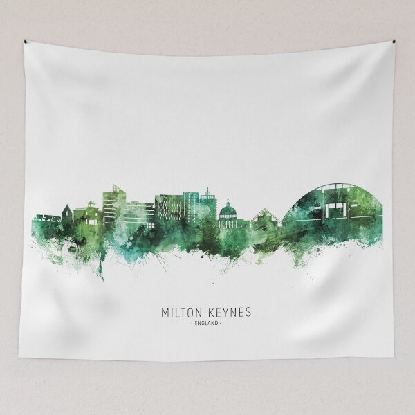 Item preview, Milton Keynes England Skyline designed and sold by ArtPrints.