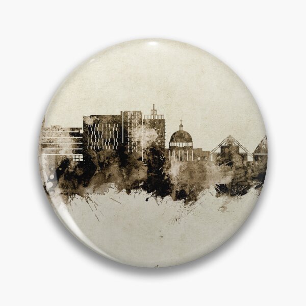 Item preview, Milton Keynes England Skyline designed and sold by ArtPrints.