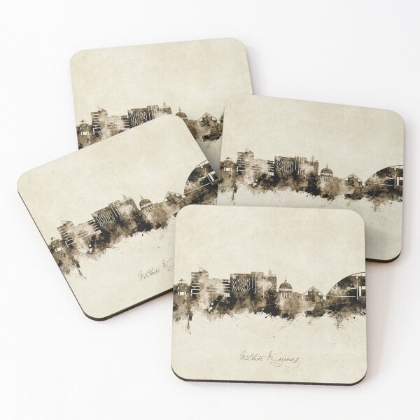 Item preview, Milton Keynes England Skyline designed and sold by ArtPrints.