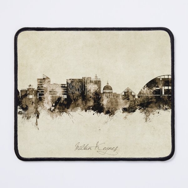 Item preview, Milton Keynes England Skyline designed and sold by ArtPrints.