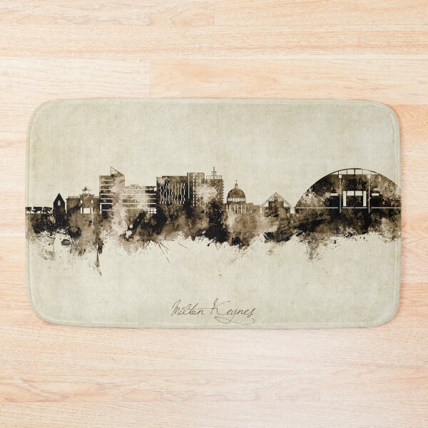 Item preview, Milton Keynes England Skyline designed and sold by ArtPrints.