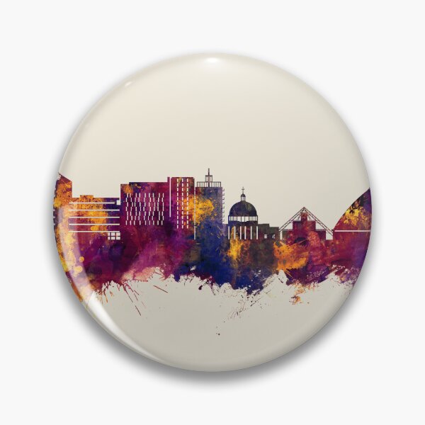 Item preview, Milton Keynes England Skyline designed and sold by ArtPrints.