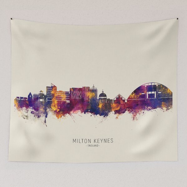 Item preview, Milton Keynes England Skyline designed and sold by ArtPrints.