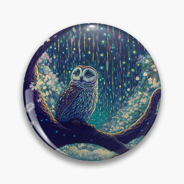 Item preview, Owl in an enchanted forest designed and sold by NianderQuinn.