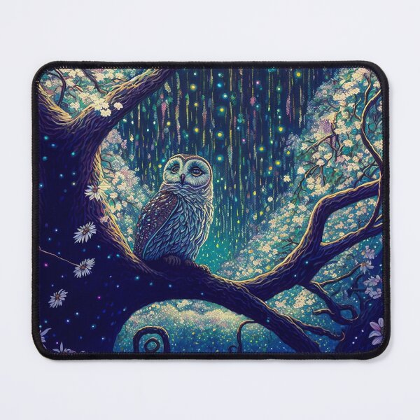 Item preview, Owl in an enchanted forest designed and sold by NianderQuinn.
