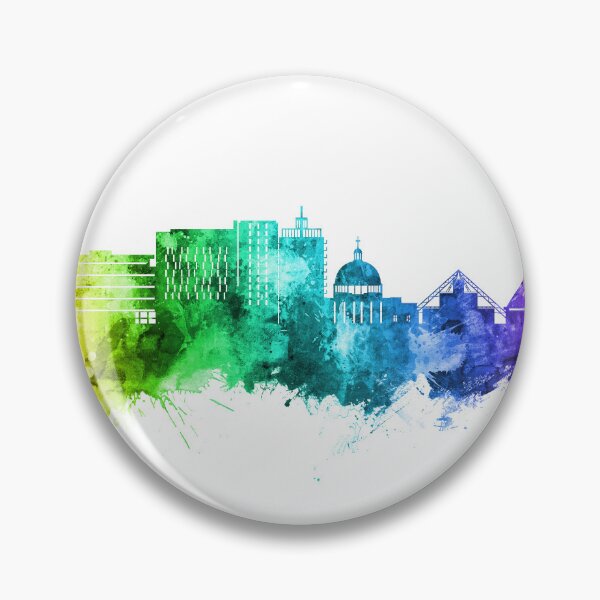 Item preview, Milton Keynes England Skyline designed and sold by ArtPrints.