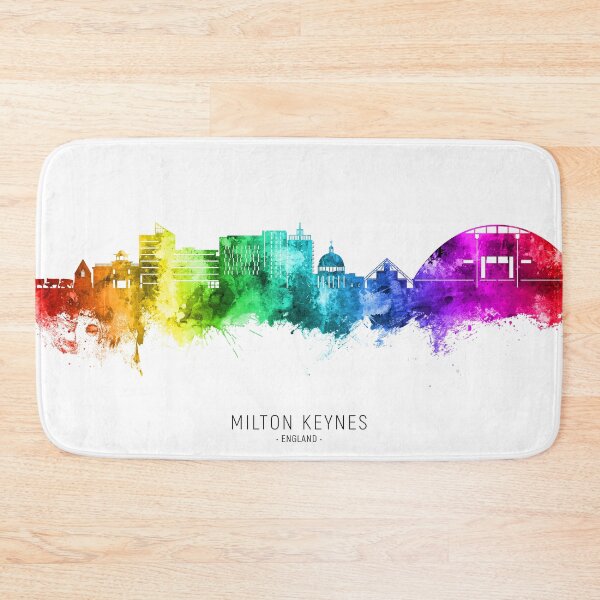 Item preview, Milton Keynes England Skyline designed and sold by ArtPrints.