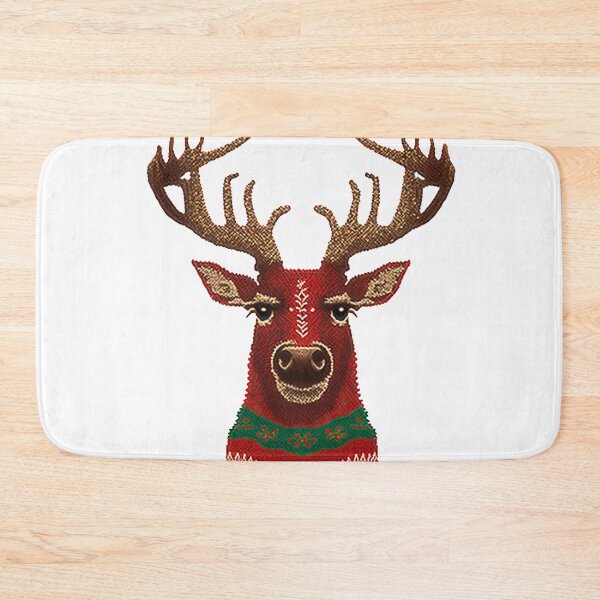 Item preview, UGLY CHRISTMAS PATTER REINDEER Mid journey Ai Art designed and sold by davidjulie.