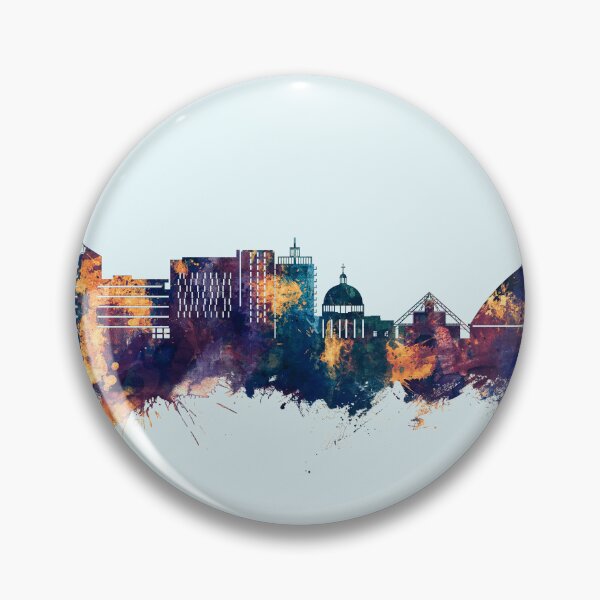 Item preview, Milton Keynes England Skyline designed and sold by ArtPrints.