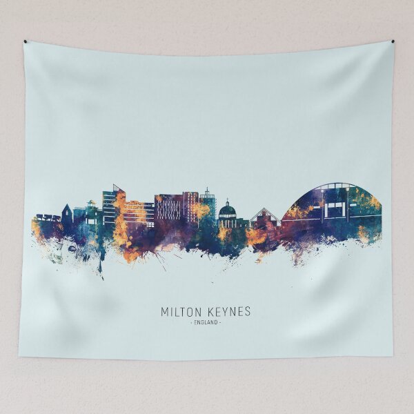 Item preview, Milton Keynes England Skyline designed and sold by ArtPrints.