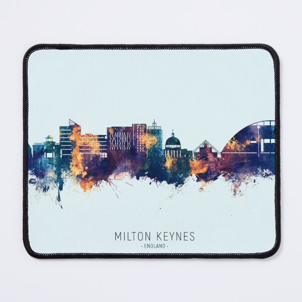 Item preview, Milton Keynes England Skyline designed and sold by ArtPrints.