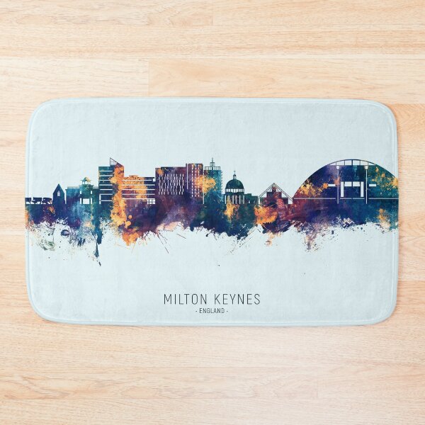 Item preview, Milton Keynes England Skyline designed and sold by ArtPrints.