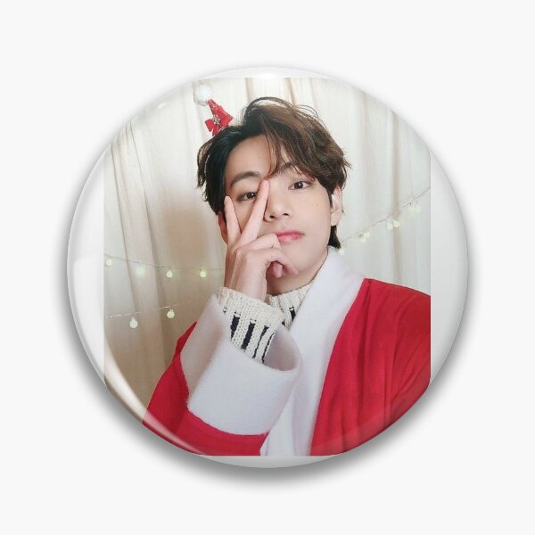 Item preview, Taehyung V Christmas Red Cozy winter bear designed and sold by tokki-drawings.