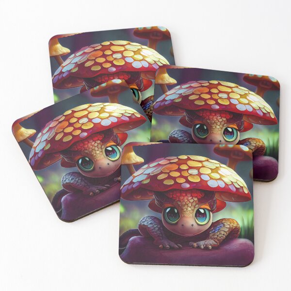 Item preview, Dragon mushroom designed and sold by GraphicMystical.