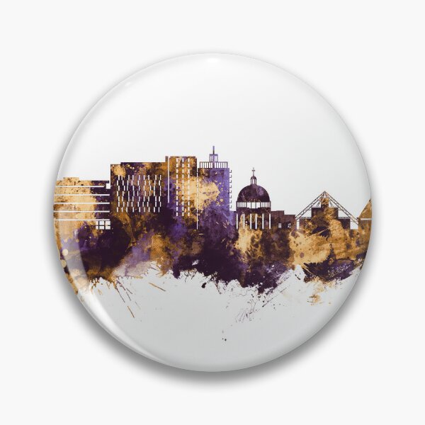 Item preview, Milton Keynes England Skyline designed and sold by ArtPrints.
