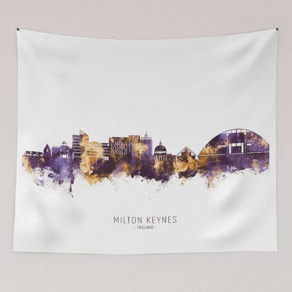 Item preview, Milton Keynes England Skyline designed and sold by ArtPrints.
