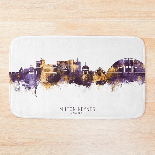 Item preview, Milton Keynes England Skyline designed and sold by ArtPrints.