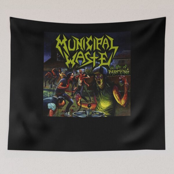 Item preview, Art Of Partying Municipal Waste designed and sold by aiahmehf.