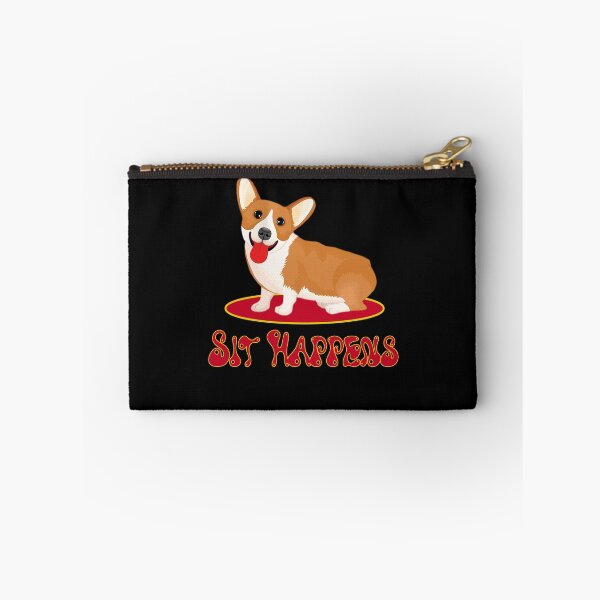 Item preview, Sit happens corgi dog  designed and sold by ferraudionne.
