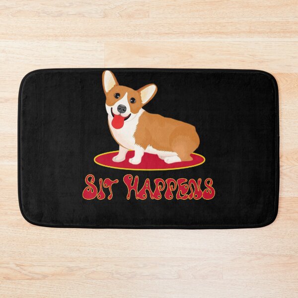 Item preview, Sit happens corgi dog  designed and sold by ferraudionne.