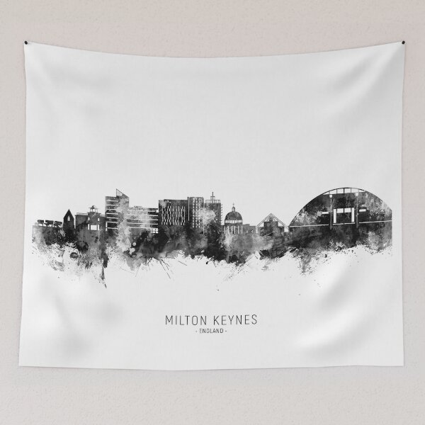 Item preview, Milton Keynes England Skyline designed and sold by ArtPrints.