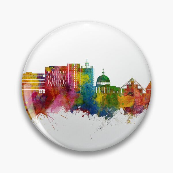 Item preview, Milton Keynes England Skyline designed and sold by ArtPrints.