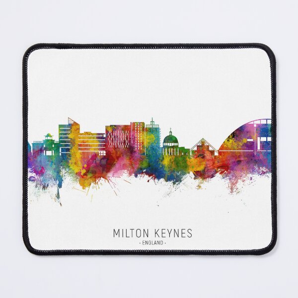 Item preview, Milton Keynes England Skyline designed and sold by ArtPrints.
