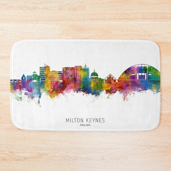 Item preview, Milton Keynes England Skyline designed and sold by ArtPrints.