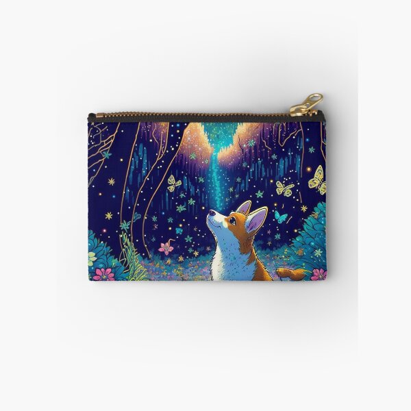 Item preview, Corgi in a Magical Forest Surrounded by Butterflies designed and sold by NianderQuinn.
