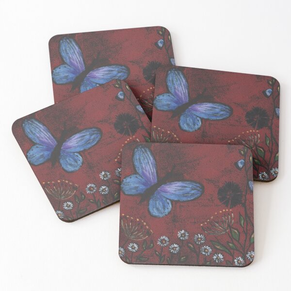 Item preview, Butterfly and Flowers 4 designed and sold by Jan Palmer.